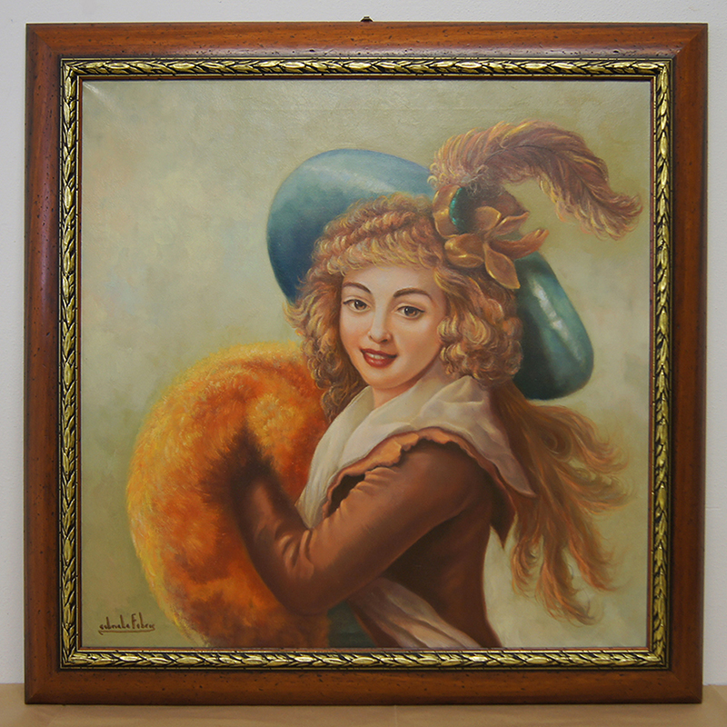 Dama con cappello