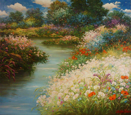 Stagno fiorito