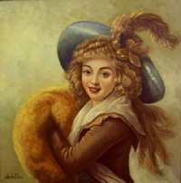 Dama con cappello