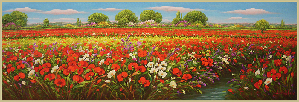Campagna in fiore