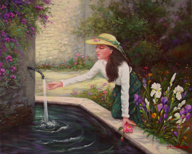 Fanciulla alla fontana