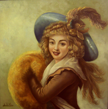 Dama con cappello